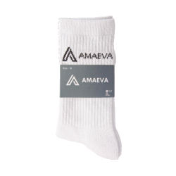 Amaeva White Running Socks