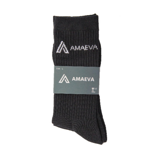 Amaeva Black Running Socks