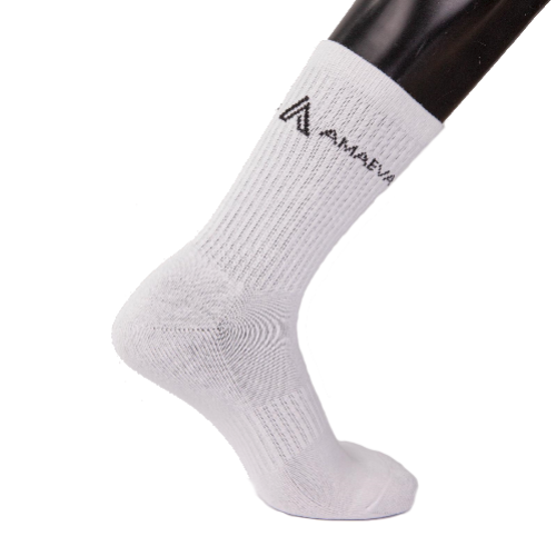 Amaeva White Running Socks